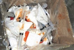 Medical waste recycling