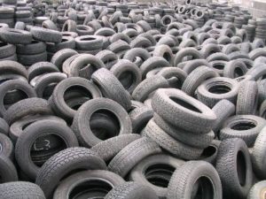 Tire recycling plant in Diago